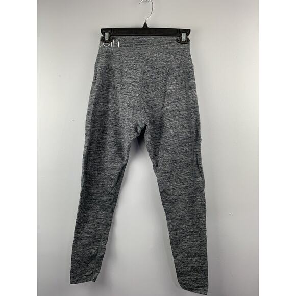 Calvin Klein Performance NYC Leggings Womens size small Gray Spellout Athletic - Picture 2 of 5